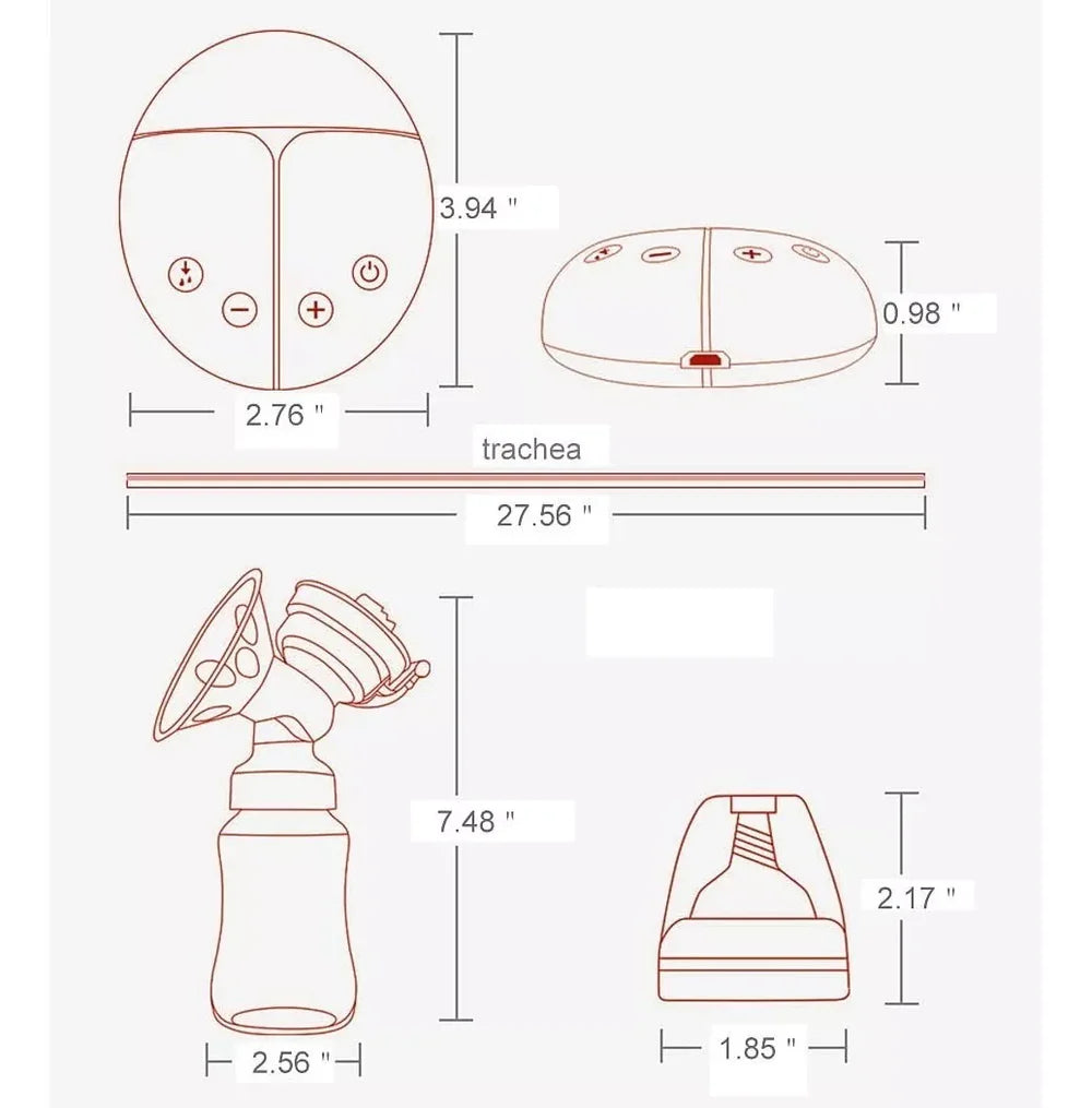 Extractor de Leche Eléctrico Doble DG RH228 – Eficiencia y Comodidad para las Mamás Modernas