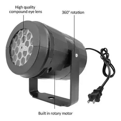 Proyector Láser de Figuras Navideñas