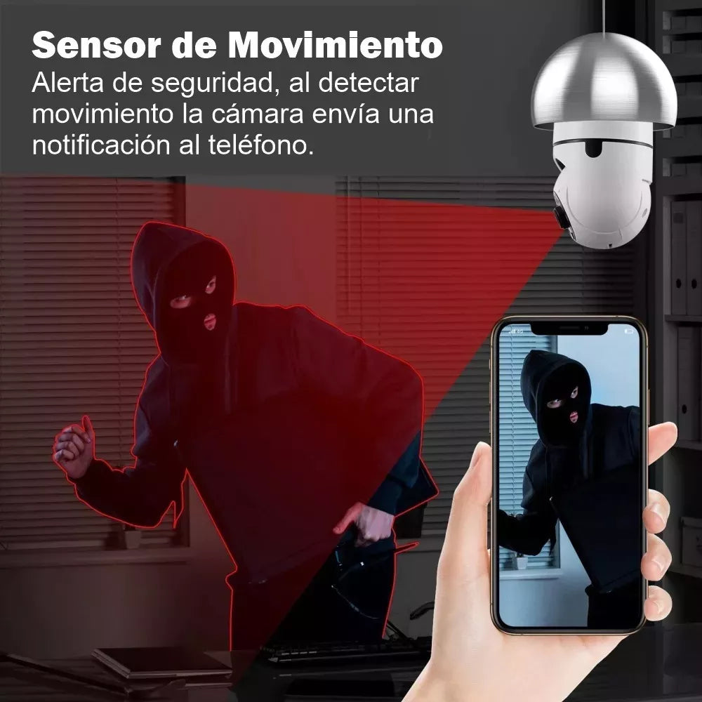 💡 Cámara Bombillo Robótica: Seguridad Inteligente y Discreta 📷